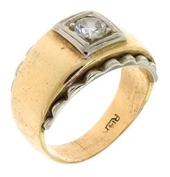14k Gold And Diamond Ring (CTF10)