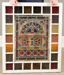 Antique Colorful Stained Glass Window (CTF20)