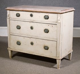 Antique Neoclassical Continental Chest (CTF30)