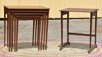 Vintage Mahogany Nesting Tables (CTF20)