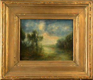 Franklin Lewis Schenck Oil, Landscape (CTF10)