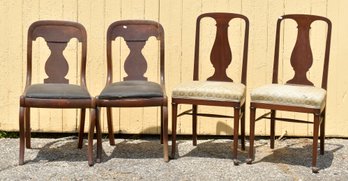 Two Pairs Of Vintage Chairs (CTF20)