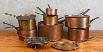 Good Vintage Copper Cookware, 8pcs (CTF20)