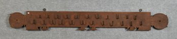 Antique Wall Hanging Rack With Hooks (CTF20)