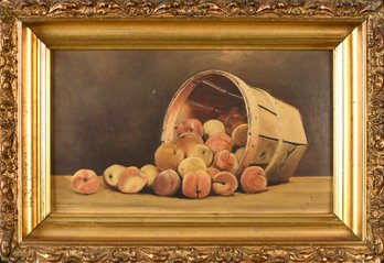 Antique Oil On Board, Peaches (CTF10)