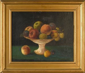 Antique Oil On Canvas, Still Life (CTF10)