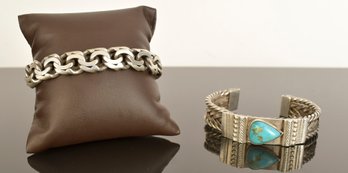 Two Silver Bracelets (CTF10)