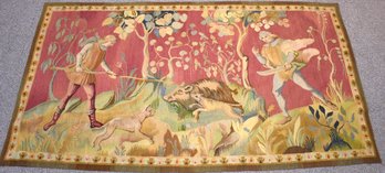 Vintage Edgewater Tapestry Looms Tapestry, Hunting Scene (CTF10)