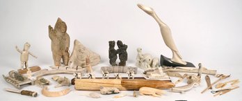 Vintage Inuit Bone Carvings (CTF30)