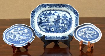 19th C. Chinese Porcelain, 3pcs (CTF10)