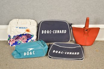 Vintage British Airways Travel Bags, 5pcs (CTF10)