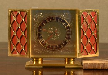 Gobelin Swiss Brass Mantle Clock (CTF10)