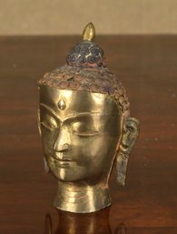Vintage Brass Buddha Head (CTF10)