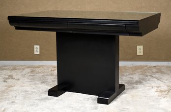 Contemporary Black Lacquered Table, BNO Design (CTF50)