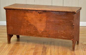 Antique Red Painted Blanket Box (CTF20)