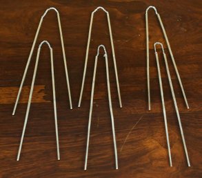 Sterling Chop Sticks, 6 Pairs (CTF10)