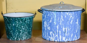 Antique Enamelware, 2pcs (CTF20)