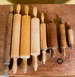 Vintage And Antique Rolling Pins, 8pcs (CTF10)