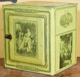 Antique Shepps Tin Cake Box (CTF20)