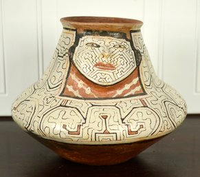 Shipibo-Conibo Peruvian Pottery Figural Pot CTF20)