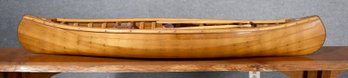 Vintage Hand Made Salesman Sample Wooden Canoe (CTF10)