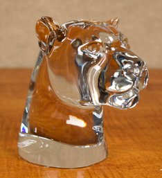Baccarat Crystal Panther Bust (CTF10)