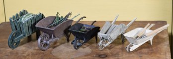 5 Miniature Wheel Barrows (CTF10)