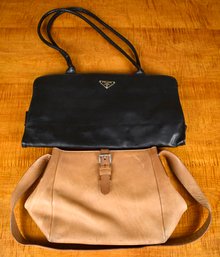 Two Vintage Prada Leather Bags (CTF10)