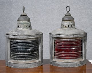 Two Antique Ships Lanterns (CTF10)