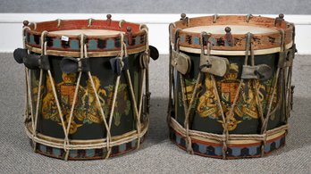 Two Vintage Royal Airforce Band Drums (CTF20)