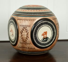 Mitchell Blackhorse Navajo Dineh Pottery Vessel (CTF20)