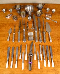 Vintage And Antique Sterling And Other, 38pcs (CTF10)