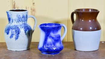 Three Ceramic Pouring Pitchers (CTF20)