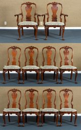 Stickley Colonial Williamsburg Mahogany Dining Chairs, Set Of 10 (CTF40)