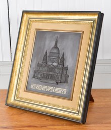 Wedgwood Basalt Plaque, St. Pauls Cathedral (CTF10)