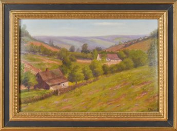 Frank Wilmes Oil On Board, Landscape (CTF10)