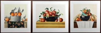 James Aponovich Lithograph Triptych, Fruit (CTF20)