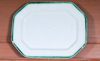 19th C. English Leeds Platter (CTF10)