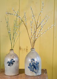 Two 19th C. Stoneware Jugs (CTF20)