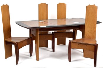 Mark Wallis Art Deco Style Table And Chairs (CTF60)