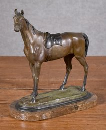 After Jules Moigniez Bronze Horse Sculpture (CTF10)