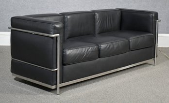 Vintage Le Corbusier LC2 Style Sofa (CTF30)