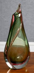 Vintage Murano Sommerso Glass Vase (CTF10)