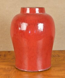 Vintage Chinese Oxblood Vase (CTF20)