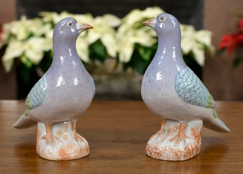 Antique Chinese Export Porcelain Birds (CTF20)