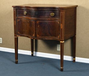 Antique Diminutive Serpentine Sideboard (CTF30)