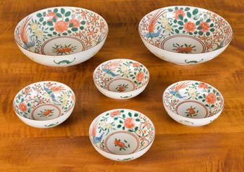 Vintage Chinese Porcelain Bowl, 6pcs (CTF20)