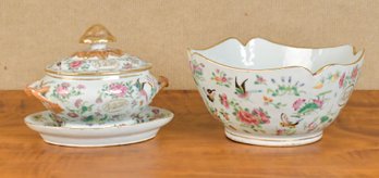 Antique Chinese Export Porcelain, 3pcs (CTF20)