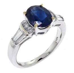 18K Sapphire & Diamond Ring (CTF10)