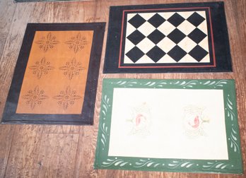 Three Country Vinyl Floor Mats (CTF10)